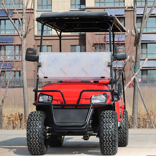 4-seater golf cart, property/hotel shuttle, sightseeing bus, scenic area tour bus