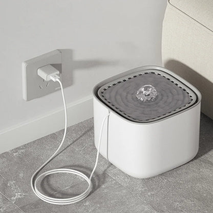 Cat Water Fountain | Ultra Quiet USB Electric Automatic Recirculating Dispenser