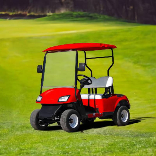 2-Seater 72V Electric Golf Cart | Steel Metal Construction | Curtis Controller | Dot EEC Certified | Club Car Compatible
