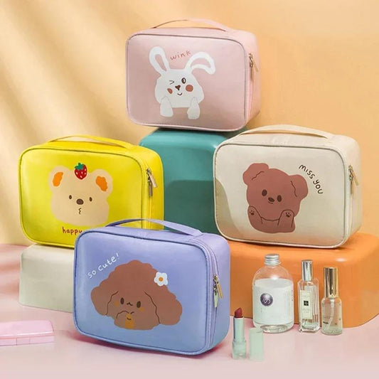 Outdoor Waterproof Toiletry Organizer Large Capacity Travel Makeup Bag Women Girls Cosmetic Pouch