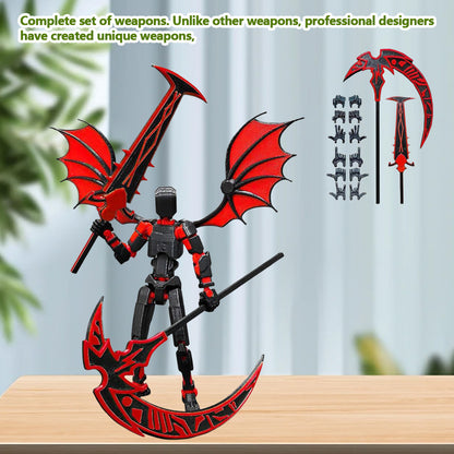 13cm multi-jointed 13-figure action figure 3D