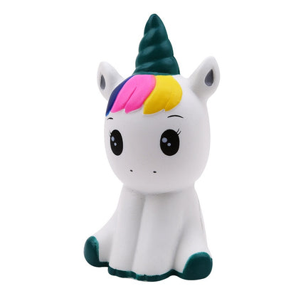 New Squishy Cute Unicorn Simulation Animal Doll | PU Bread Slow Rising | Scented | Soft Squeeze Toy | Stress Relief | For Kids | Christmas Gift