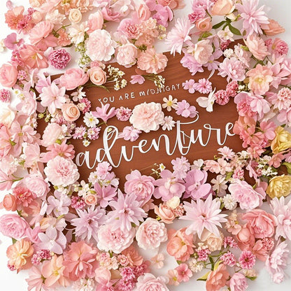 20/50 Pcs Pink Mini Artificial Silk Flowers | Roses & Daisies | DIY Craft/Wedding/Party/Wreath/Home Decor