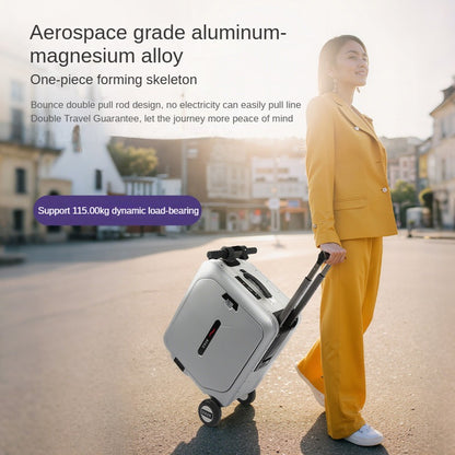 Smart Electric Suitcase | With Remote Control | 20-Inch Trolley Case | Travel Luggage