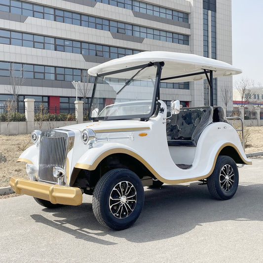 2/4-Seater Brand-New Custom | High-Quality Electric Golf Cart | Stylish Color Electric Golf Cart | Retro Classic Electric Golf Cart