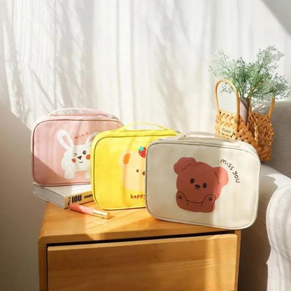 Outdoor Waterproof Toiletry Organizer Large Capacity Travel Makeup Bag Women Girls Cosmetic Pouch