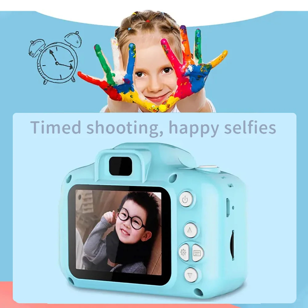 Children's Camera Waterproof 1080P HD Cartoon Cute Outdoor Photography Toy