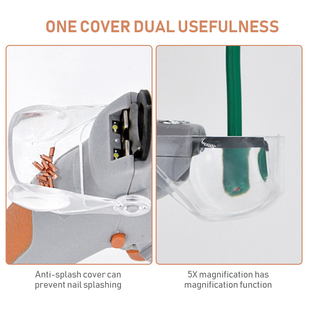 LED Light Pet Nail Clipper | With Amplification Function | Dog Cat Special | Nail Trimmer Tool | Pet Grooming Cleaning Supplies