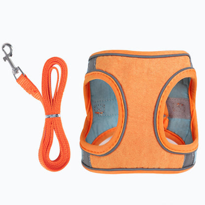 Adjustable Bunny Harness and Leash Set | Double Buckle Reflective Rabbit Vest
