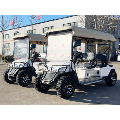 4-Seater Golf Cart Manufacturer | Electric Sightseeing Shuttle Bus For Tourist Attractions | Property Viewing Reception Vehicle | Property Park Patrol Vehicle
