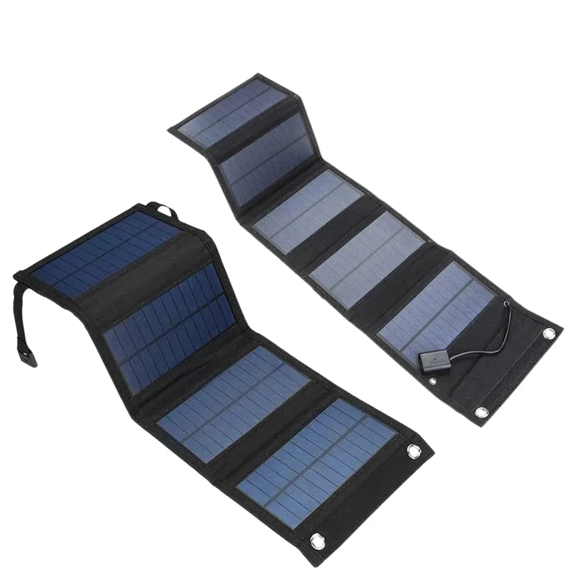 70/40W Foldable Solar Panel | 5V USB Portable Battery Charger For Cell Phone | Outdoor Waterproof Power Bank | For Camping Accessories