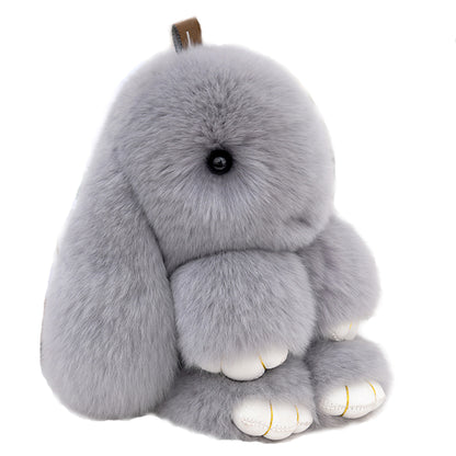 Plush rabbit pendant, cute, plush soft, small and portable, decorative gifts, girlish heart, sweet and warm, healing, fashionable and exquisite gifts