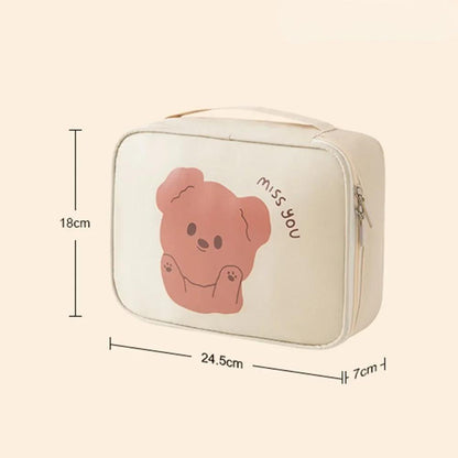Outdoor Waterproof Toiletry Organizer Large Capacity Travel Makeup Bag Women Girls Cosmetic Pouch