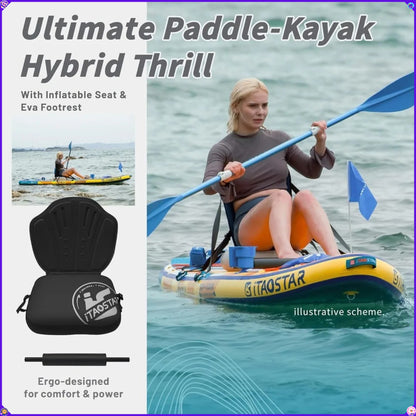 LEAD 11‘×33" / 12’×35" INFLATABLE STAND UP PADDLE BOARD | PREMIUM SUP BOARD KIT | ULTRA STABLE PADDLEBOARD FOR ADULTS