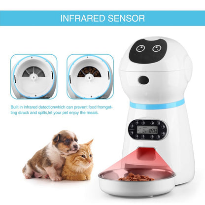 3.5L Automatic Pet Dog Cat Feeder | Smart Food Dispenser | For Cats Dogs | Timer
