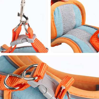 Adjustable Bunny Harness and Leash Set | Double Buckle Reflective Rabbit Vest