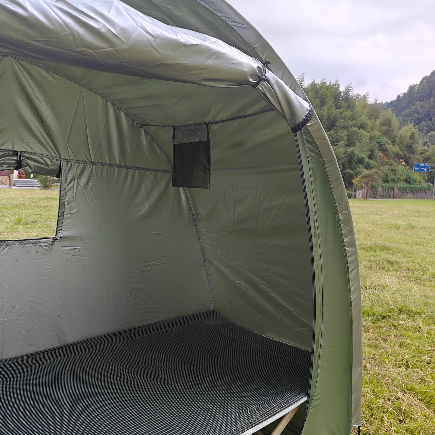 1-2 PERSON TENT | Ultralight Camping Tent | Single Layer | Portable Hiking(Excluding Bed) Cot Bed Off Ground | Easy Setup Waterproof Outdoor Tent