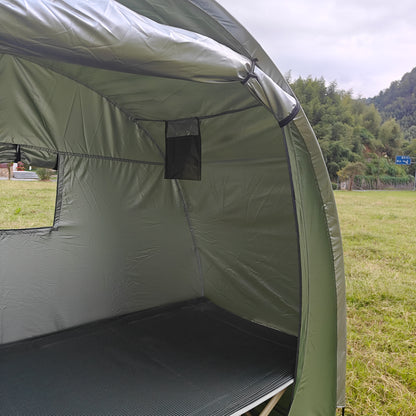 1-2 PERSON TENT | Ultralight Camping Tent | Single Layer | Portable Hiking(Excluding Bed) Cot Bed Off Ground | Easy Setup Waterproof Outdoor Tent