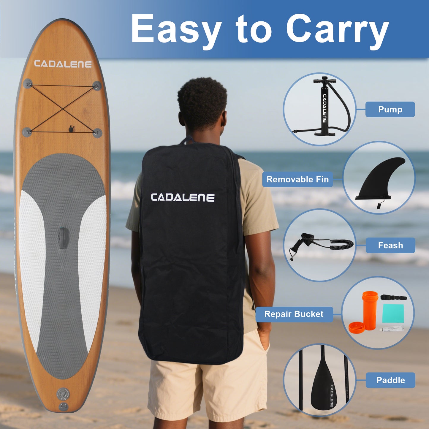 INFLATABLE STAND UP PADDLE BOARD | PREMIUM SUP ACCESSORIES | SUP BOARD | FOR ADULTS