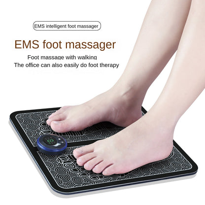 IntelligenceEMSMassage Mat Foot Pulse Physiotherapy Foot Pad Micro Current Foot Foot Massage DeviceUSBRechargeable