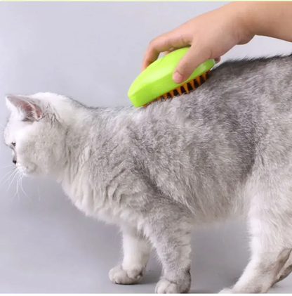 3-in-1 Cat Dog Steam Brush | Electric Sprayer | Massage | Pet Grooming Tool | Supplies