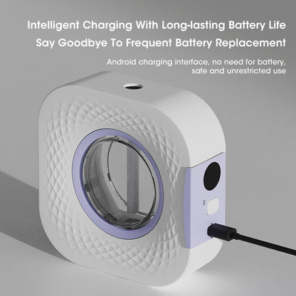 60㎡ Wall-Mounted Aromatherapy Machine | Air Purifier + Toilet Deodorizer + Humidifier + Colorful Night Light