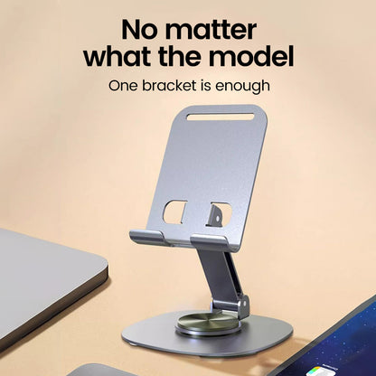 Rotating Table Cell Phone Holder | Desktop Stand | Compatible With iPad Samsung iPhone 15 14 13