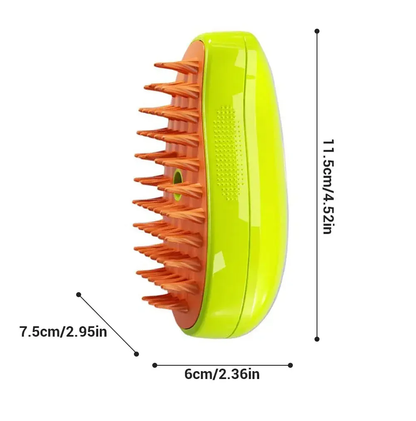 3-in-1 Cat Dog Steam Brush | Electric Sprayer | Massage | Pet Grooming Tool | Supplies