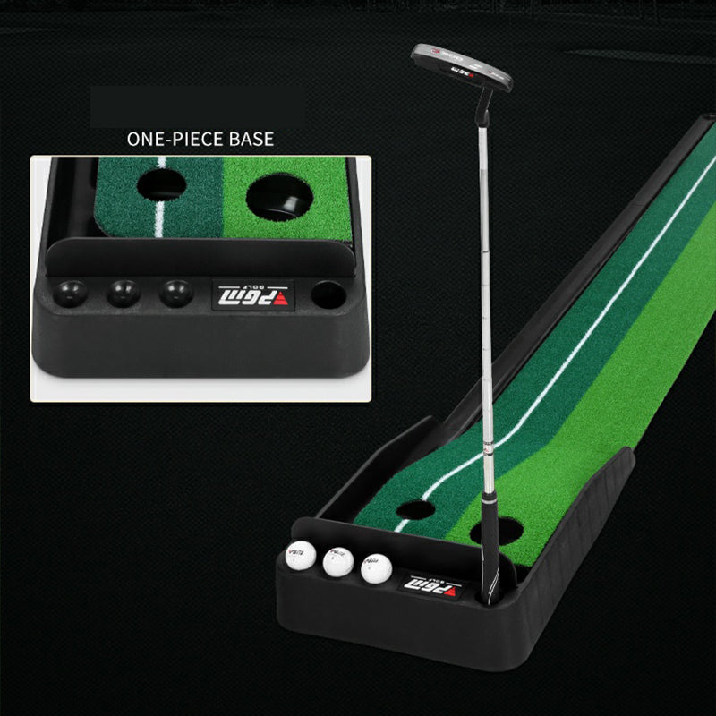 Indoor Golf Putting Trainer Mini Green Blanket Office Set Adult And Kids Clubs