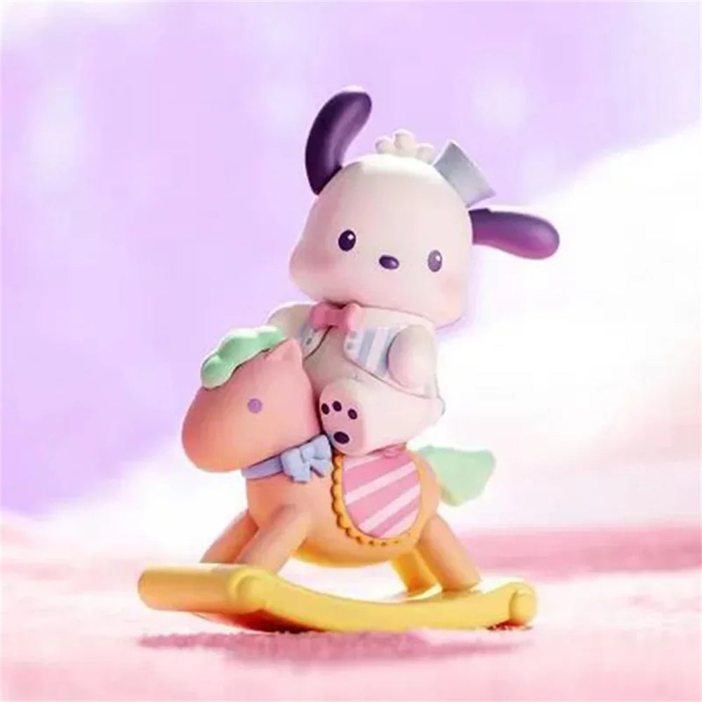 Sanrio Blind Box Childlike Heart Rocking Horse Blind Box Kawaii Doll Anime