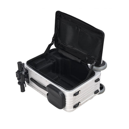 National 3C Certified | Multifunctional Smart Carry-on Luggage | Cycling Suitcase | Travel Trolley Case | Electric Luggage