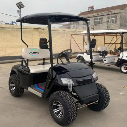 2-Seater 72V Electric Golf Cart | Steel Metal Construction | Curtis Controller | Dot EEC Certified | Club Car Compatible