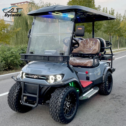 1-Row 2-Seater Sightseeing Car (Customizable) | Scenic Area Tourism Electric Sightseeing Car | 11-Seater / 14-Seater Sightseeing Car | House-Viewing Reception Car