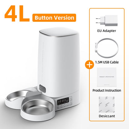 4L Automatic Pet Feeder Dispenser | Remote Control | Smart WiFi | For Pet Dry Food