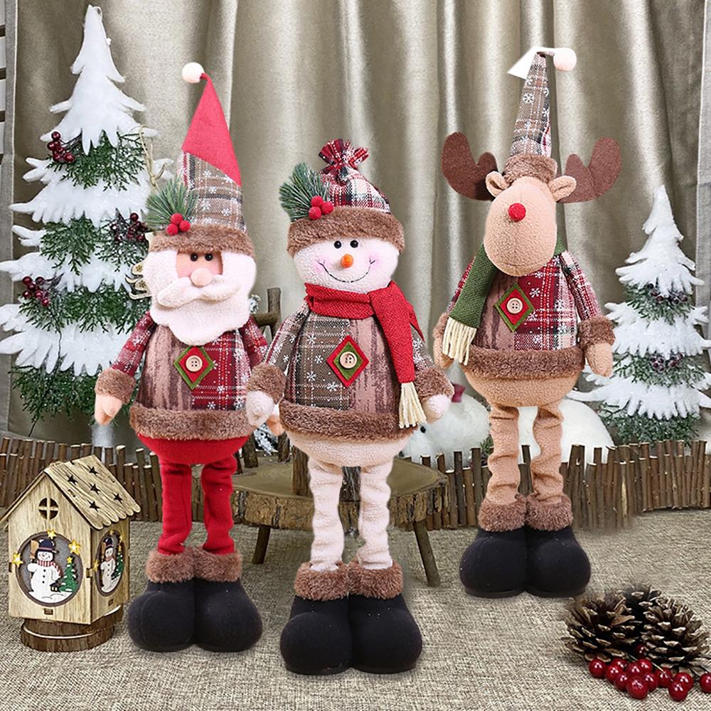 Telescopic Christmas dolls for home Christmas decorations. Christmas ornaments. Christmas and New Year gifts.