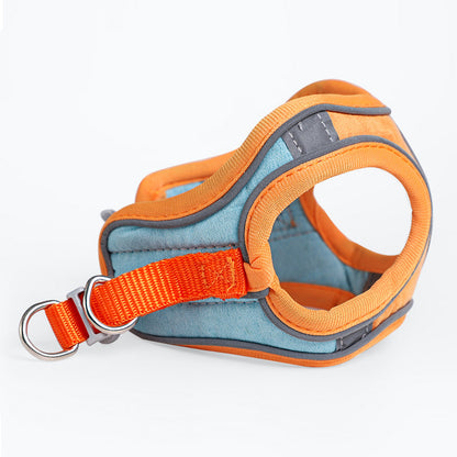 Adjustable Bunny Harness and Leash Set | Double Buckle Reflective Rabbit Vest