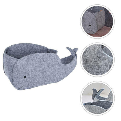 Cotton Whale-Shaped Pet Nest With Detachable Cushion For All Seasons