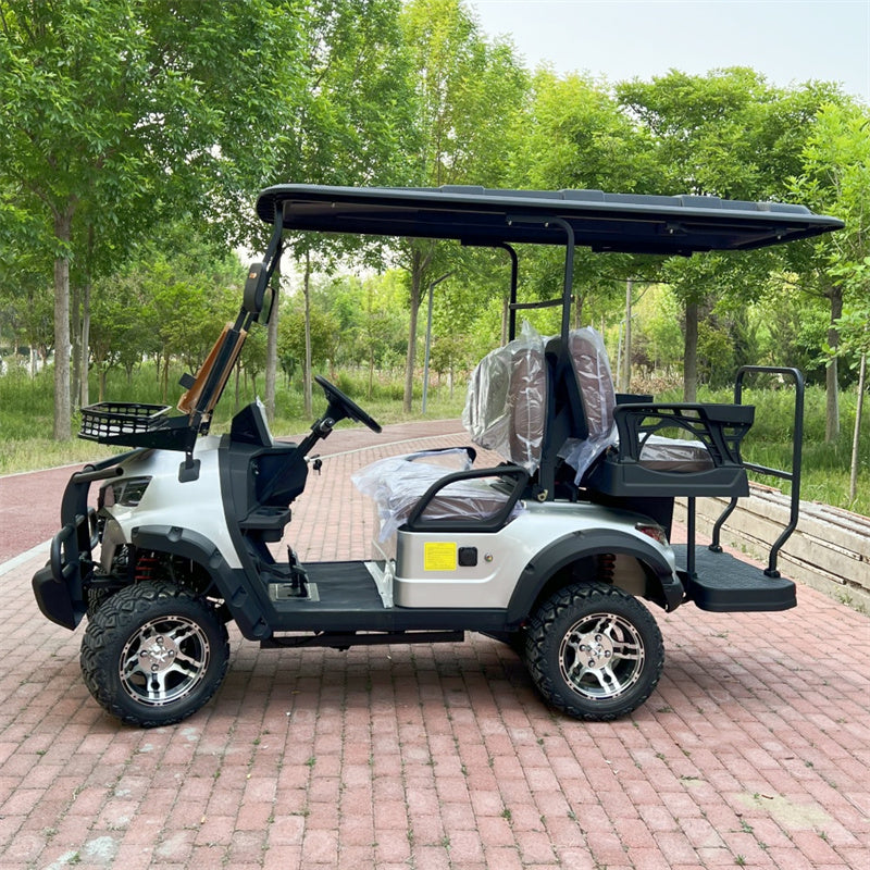 New Design 6-Seater Electric Golf Cart | 72V Lithium Battery | Street Legal Off Road | Aluminum Alloy Wheels
