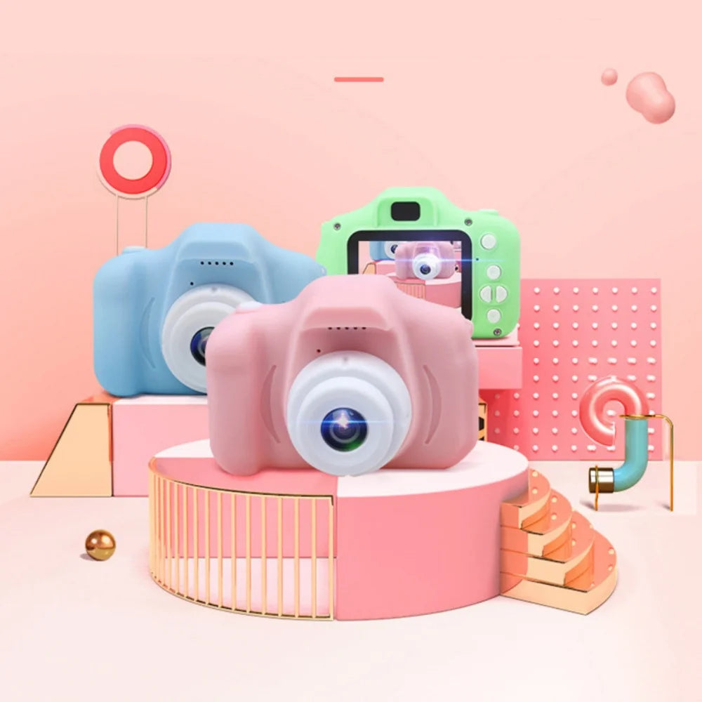 Children's Camera Waterproof 1080P HD Cartoon Cute Outdoor Photography Toy