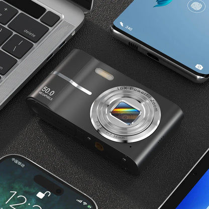 4K Digital Camera, 50MP, 16X, Student Camera, Outdoor Use