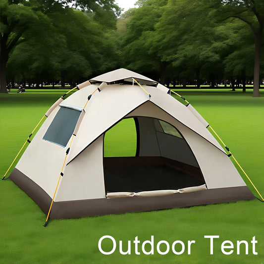 2-4 People Outdoor Folding Tent Quick Automatic Opening Wild Camping Tent Waterproof Sunscreen Portable Tent