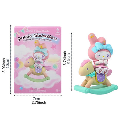 Sanrio Blind Box Childlike Heart Rocking Horse Blind Box Kawaii Doll Anime