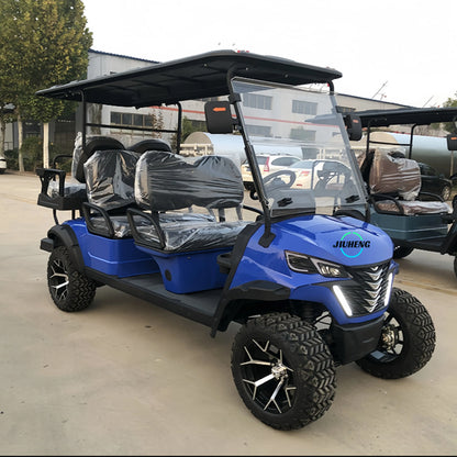 2-Seater 72V Electric Golf Cart | Steel Metal Construction | Curtis Controller | Dot EEC Certified | Club Car Compatible