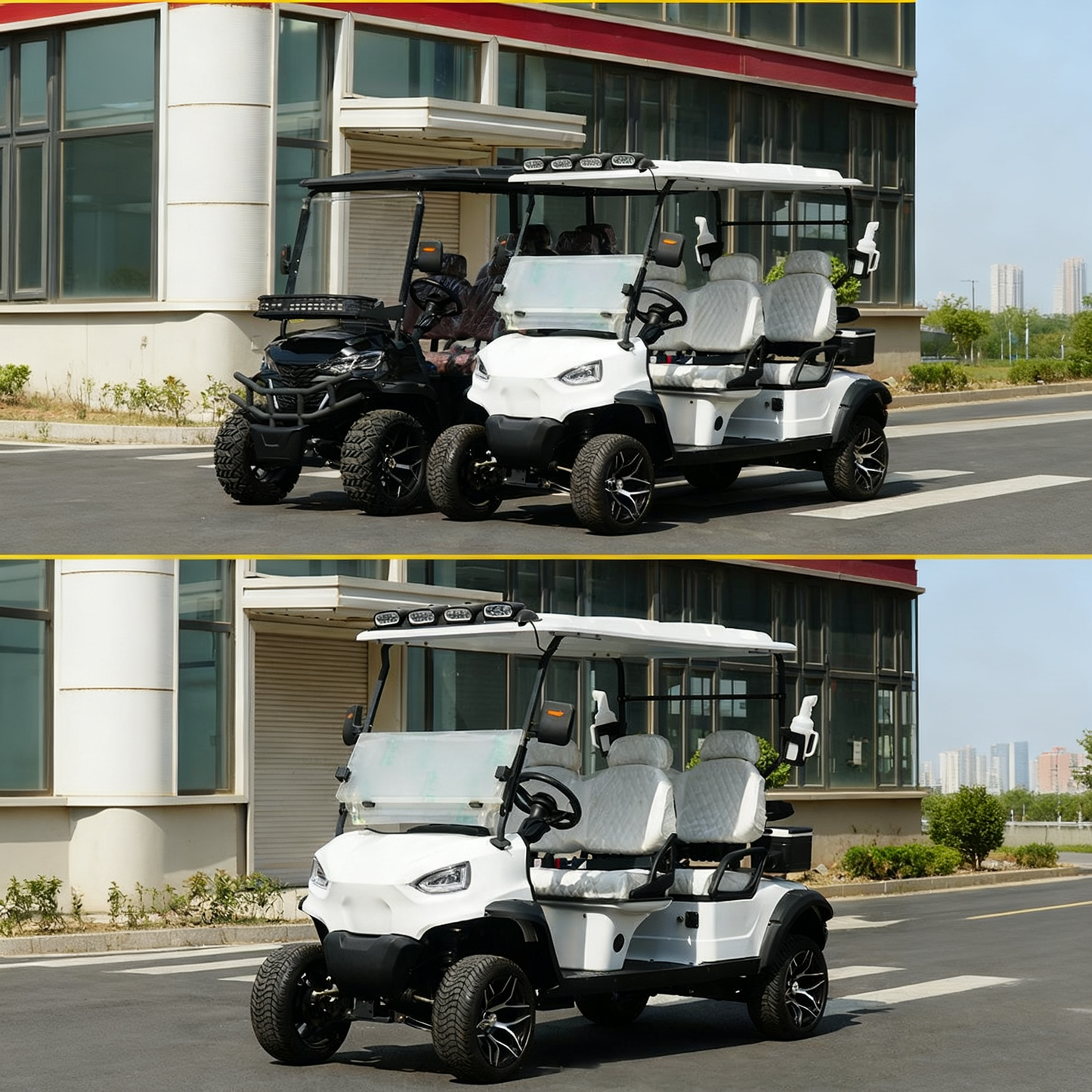 4-Seater Golf Carts | Hotel And Airport Pickups | Scenic Area Tours | Sightseeing Vehicles
