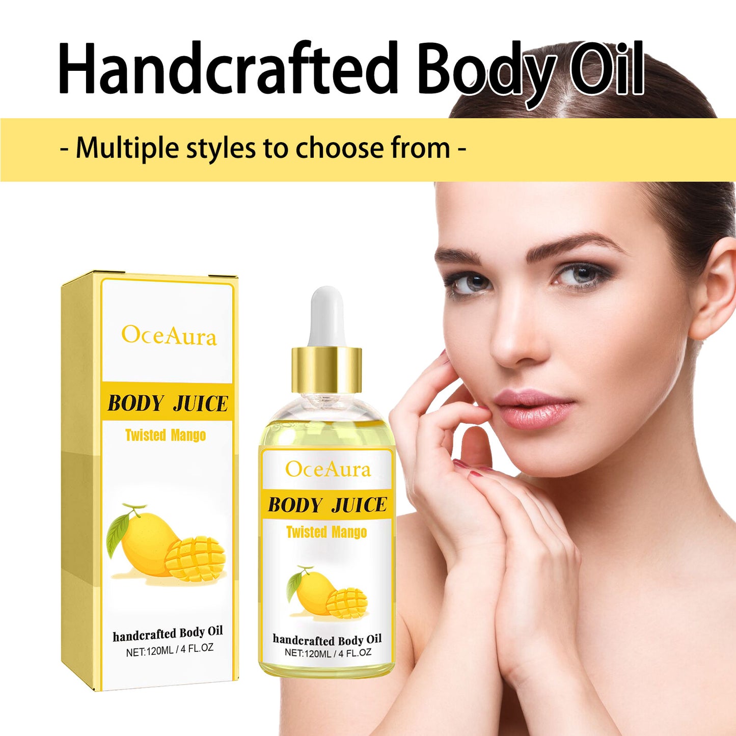 Body Treatment Oil Nourishing and Hydrating Soothing Fatigue Skin Tender and Smooth Massage Essential Oil