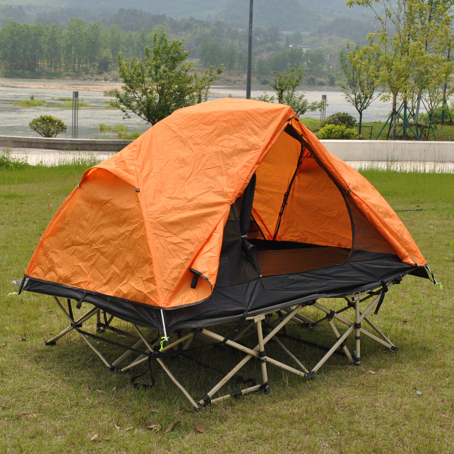 Upgrade Design Tent | 2 - in - 1 Ultralight 2 Person Camping Tent | With Groundsheet | Double Layer | No Camp Bed