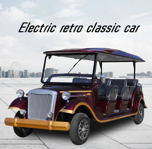 1-Row 2-Seater Sightseeing Car (Customizable) | Scenic Area Tourism Electric Sightseeing Car | 11-Seater / 14-Seater Sightseeing Car | House-Viewing Reception Car