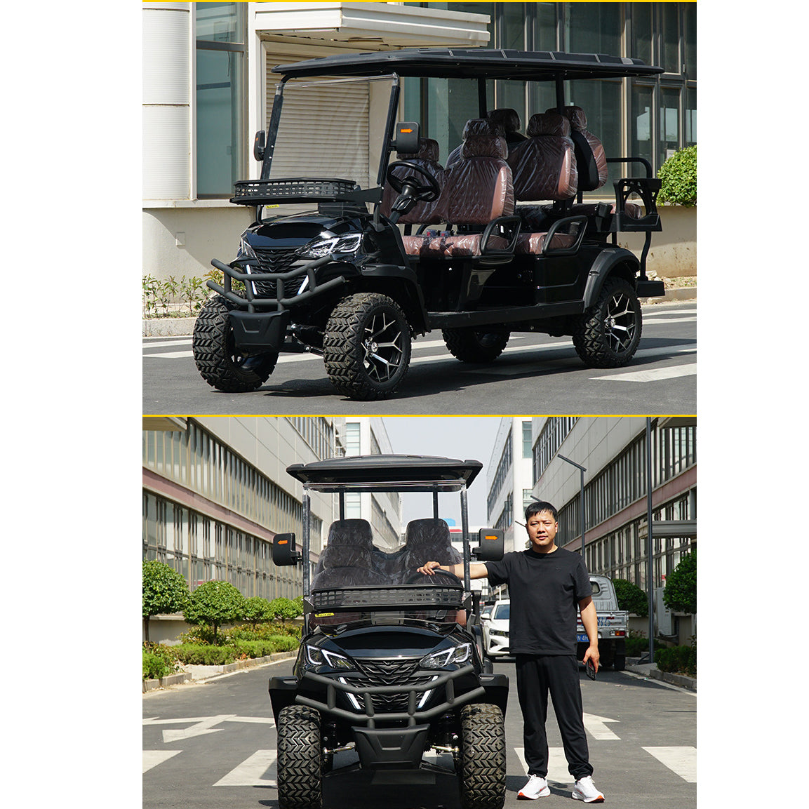 Golf carts, hotel and airport pickups, scenic area tours, and sightseeing vehicles