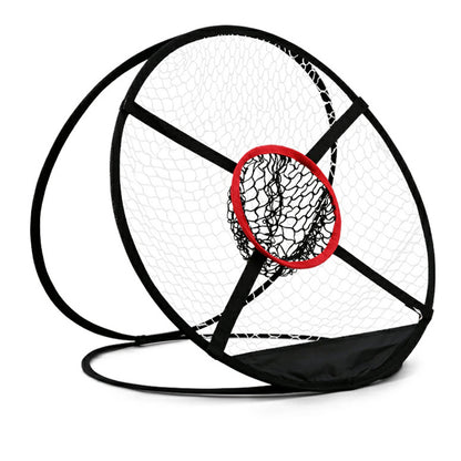 Golf Chipping Net Foldable Practice Net Memory Metal For Easy Storage And Carry