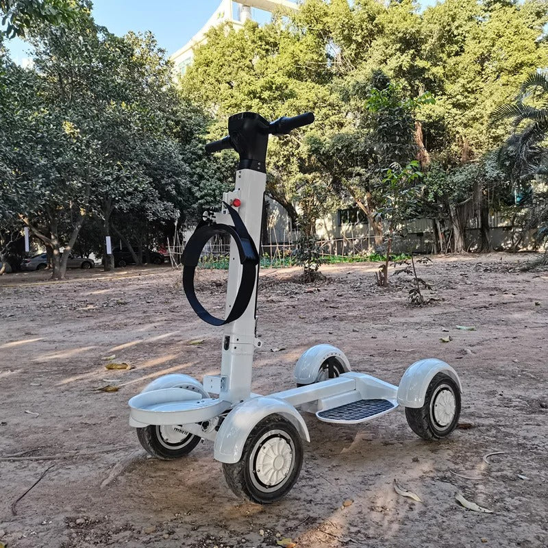2025 New High Quality Lightweight Electric Club Car Golf Cart, Two Wheel Electric Mini Single Seat Electric Four Wheel Golf Cart